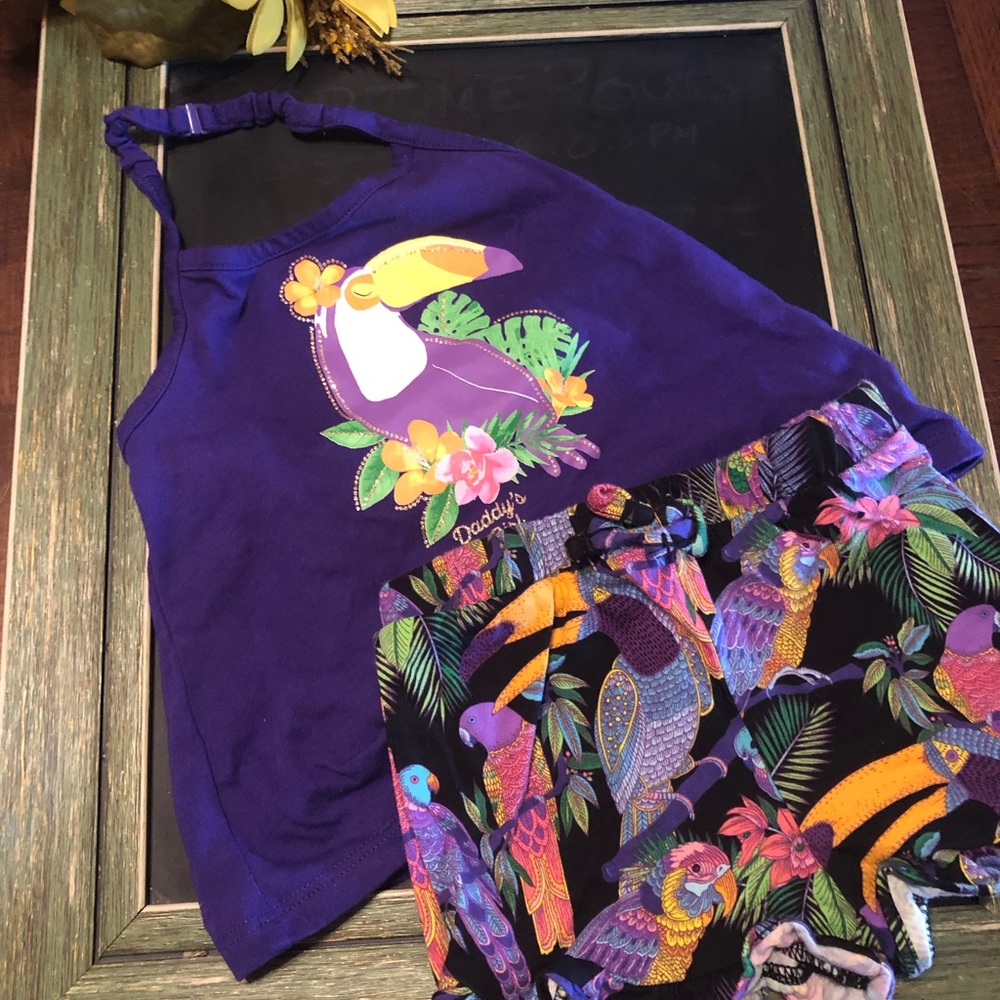 The Children’s Place - tropical toucan set. C4